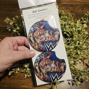 Royal Rumble Car Coaster Set - Multicolor